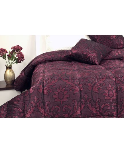 Покрывало 250х270 бордовый Begonvilla 22028, изображение 3