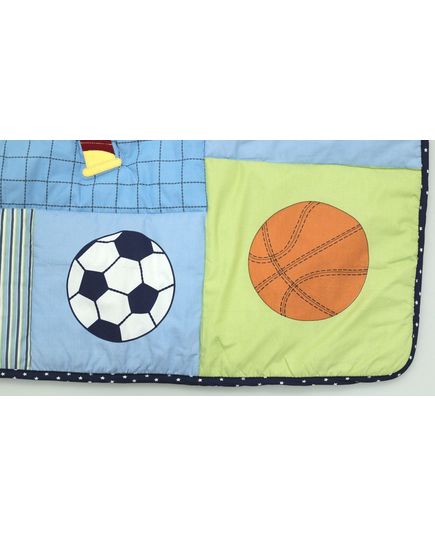 Одеяло голубой с синим Xr home textile 21803, изображение 5