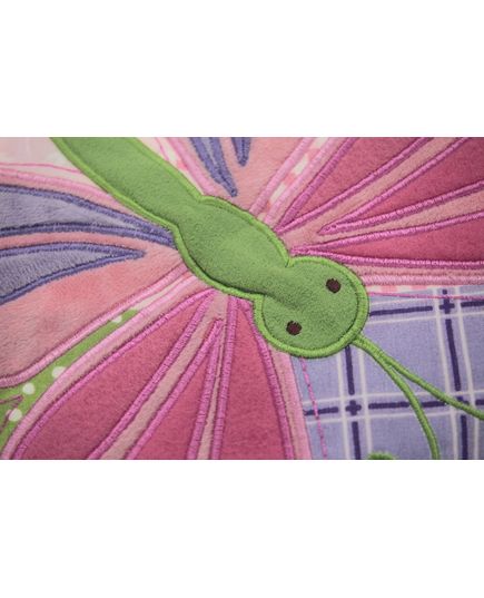 Ковдра зелений з рожевим Xr home textile 21806, зображення 4