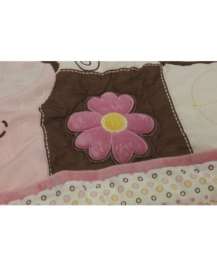 Ковдра 90х110 рожевий Xr home textile 21819, зображення 6