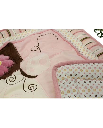 Ковдра 90х110 рожевий Xr home textile 21819, зображення 7