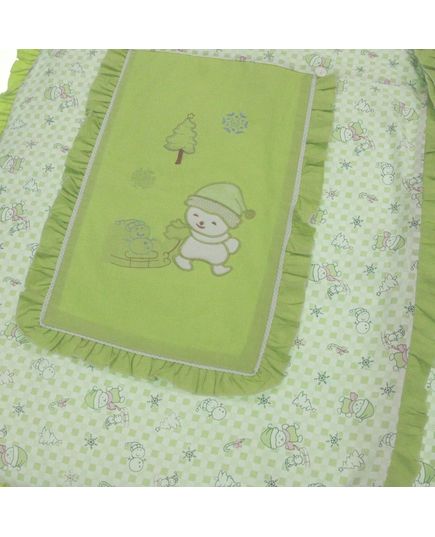 Одеяло 110х140 салатовый Xr home textile 21810, изображение 6