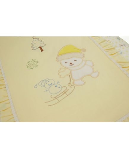 Ковдра 110х140 жовтий Xr home textile 21808, зображення 3