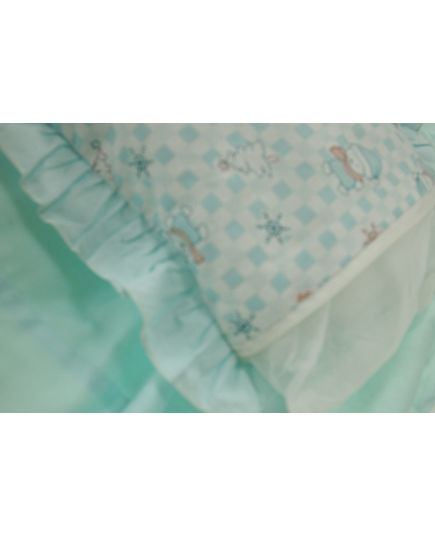 Одеяло 110х140 голубой Xr home textile 11408, изображение 9