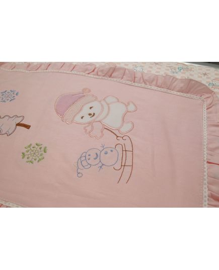 Ковдра 110х140 пудровий Xr home textile 21834, зображення 5