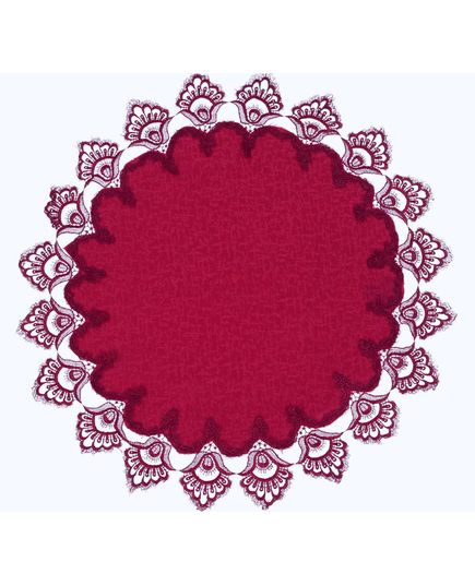 Салфетка 60х60 бордовый TD Seul 8588, изображение 3