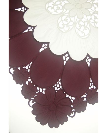 Серветка 85х85 бордовий TD Seul 9357, зображення 2