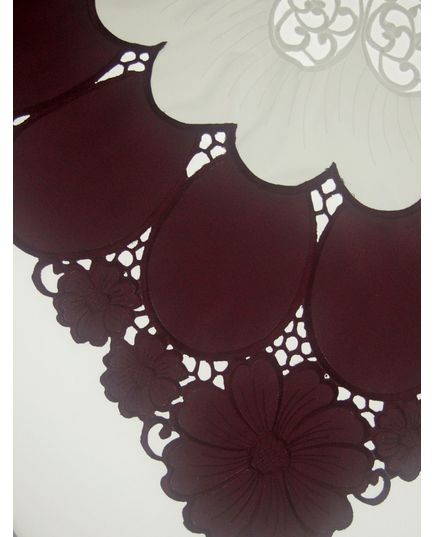 Серветка 85х85 бордовий TD Seul 9357, зображення 3