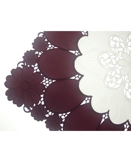 Серветка 85х85 бордовий TD Seul 9357, зображення 5