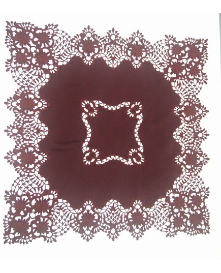 Серветка 85х85 бордовий TD Seul 10451, зображення 2