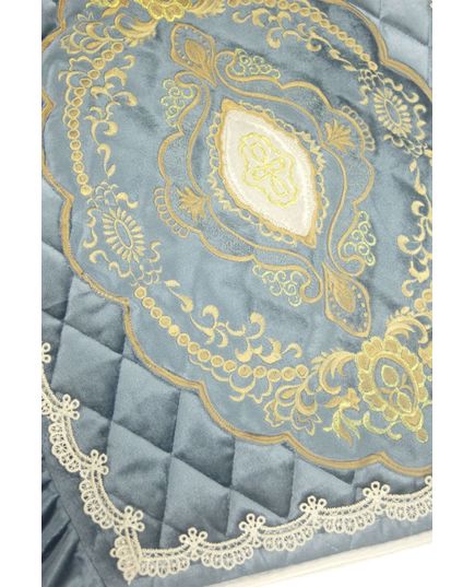 Комплект на стулья 50х48х60 голубой No Brand 18254, изображение 7