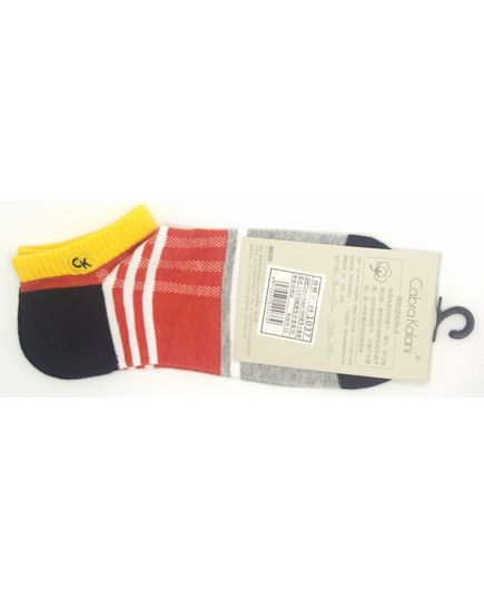 Носки 41-45 серый с желтым No Brand 16909, изображение 3