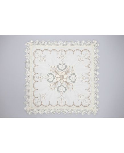 Набор салфеток 34х34 молочный Elegant Lux 2651, изображение 2