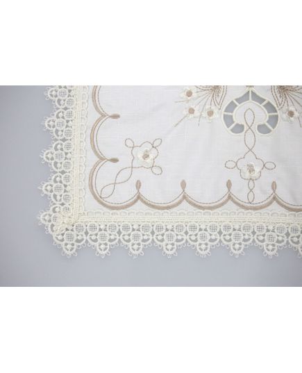 Набор салфеток 34х34 молочный Elegant Lux 2651, изображение 3