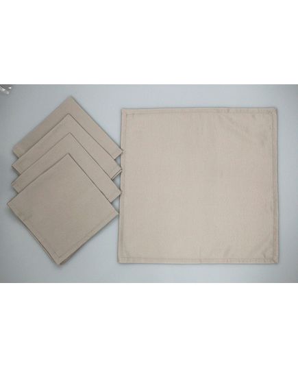 Набор салфеток 40х40 бежевый Pavia 21622, изображение 3