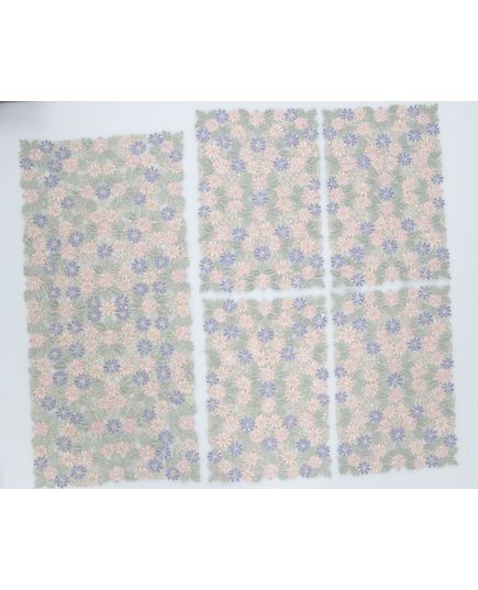 Набор салфеток 80х80 кофейный No Brand 4501, изображение 7