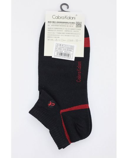 Носки 41-45 черный с красным No Brand 16931, изображение 2