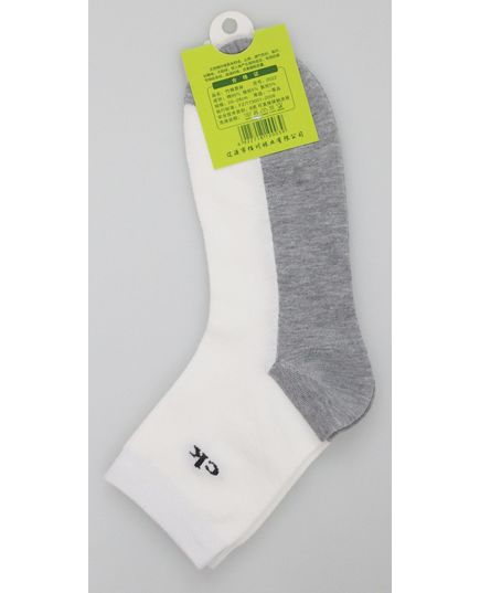 Носки 39-42 белый с серым No Brand 16303, изображение 2