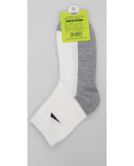 Носки 39-42 белый с серым No Brand 22440, изображение 2