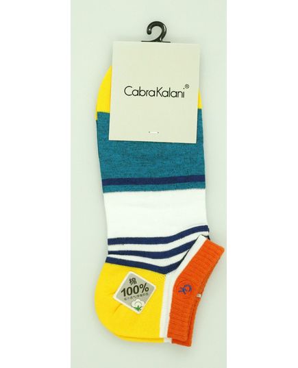 Шкарпетки 41-45 білий з синім No Brand 16902, зображення 5