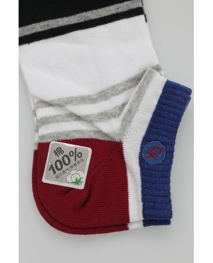 Шкарпетки 41-45 білий з синім No Brand 16912, зображення 2