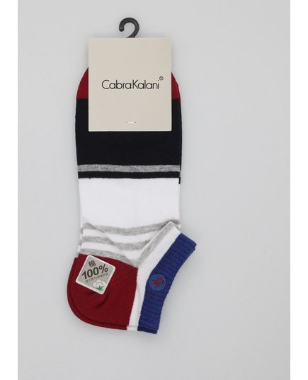 Шкарпетки 41-45 білий з синім No Brand 16912, зображення 3