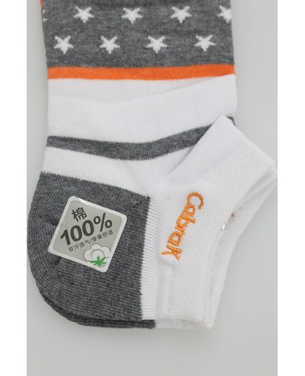 Носки 39-42 белый с серым No Brand 16946, изображение 5