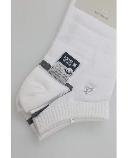 Носки 41-45 белый с серым No Brand 16930, изображение 4