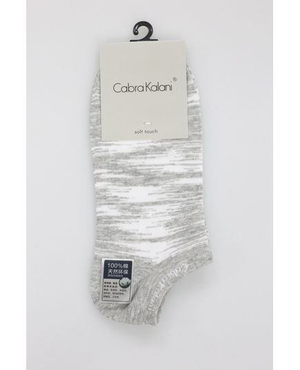 Шкарпетки 41-45 білий з сірим No Brand 16941, зображення 2