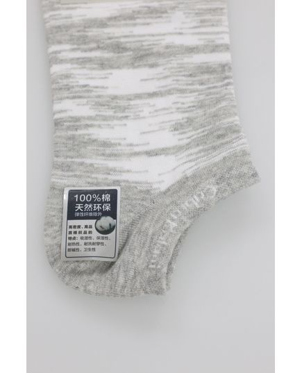 Шкарпетки 41-45 білий з сірим No Brand 16941, зображення 3