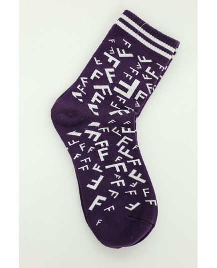 Носки 36-39 фиолетовый No Brand 22140, изображение 5