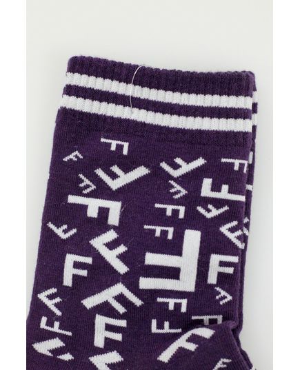 Носки 36-39 фиолетовый No Brand 22140, изображение 6