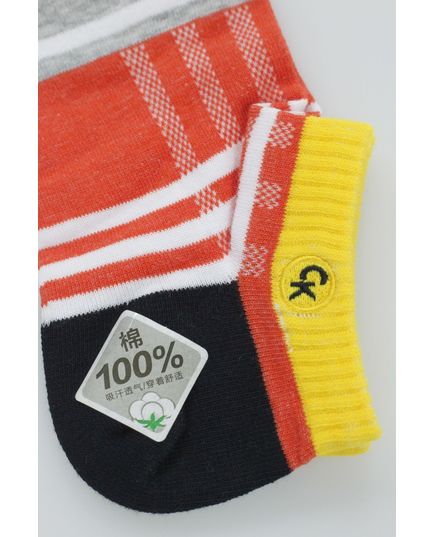 Носки 41-45 серый с желтым No Brand 16909, изображение 5