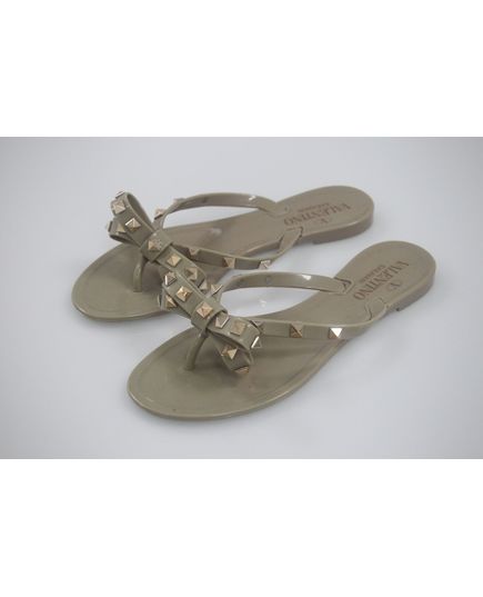 Шлепанцы 36 бежевый Valentino 16891, изображение 2