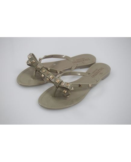 Шлепанцы 36 бежевый Valentino 16891, изображение 6