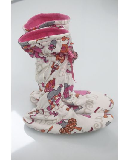 Тапки-сапожки 39-40 белый Aqua 10056, изображение 2