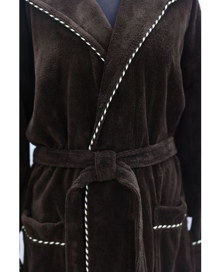 Халат мужской L-40 шоколадный Soft Show 20808, изображение 3