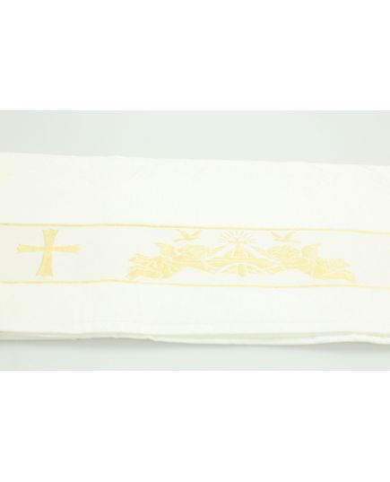 Крыжма-полотенце 70х140 белый IssiHome 15971, изображение 3