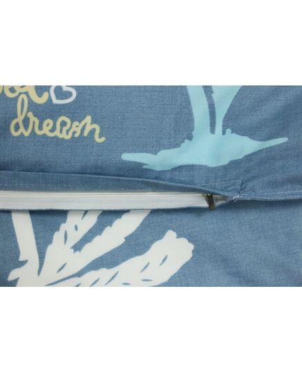 Комплект постельного белья синий Daguanyuan 21198, изображение 7