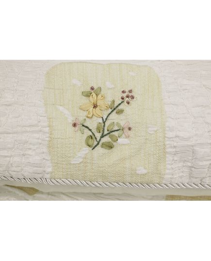 Покрывало 240х260 молочный Cotton Life 737, изображение 5