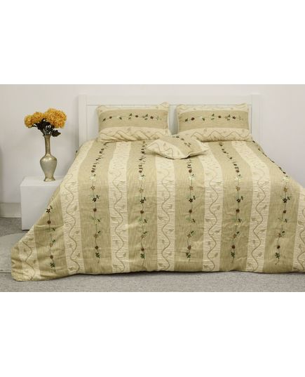 Покрывало 240х260 бежевый Cotton Life 22027, изображение 2