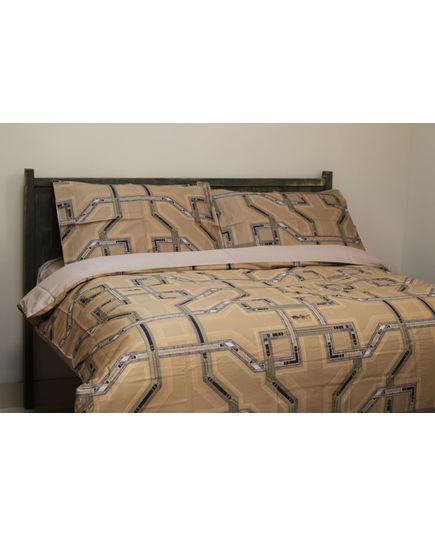 Комплект постельного белья бежевый No Brand 19869, изображение 2