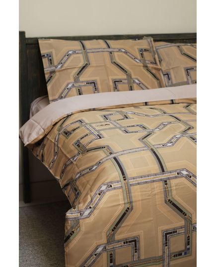 Комплект постельного белья бежевый No Brand 19869, изображение 3