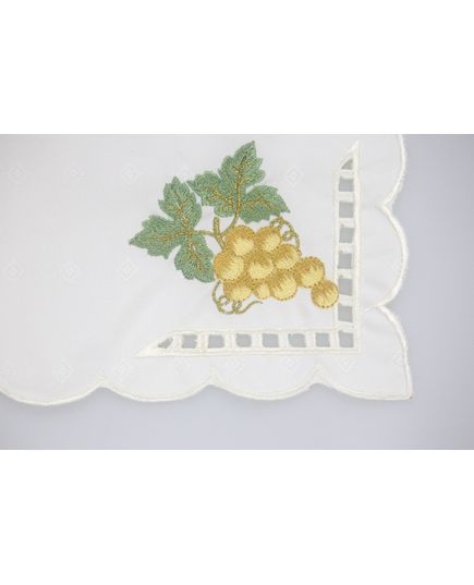 Набор салфеток 28х28 белый Elegant Lux 22429, изображение 3