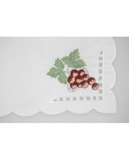 Набір серветок 28х28 білий Elegant Lux 22430, зображення 2