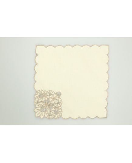 Набор салфеток 28х28 бежевый Elegant Lux 22431, изображение 2