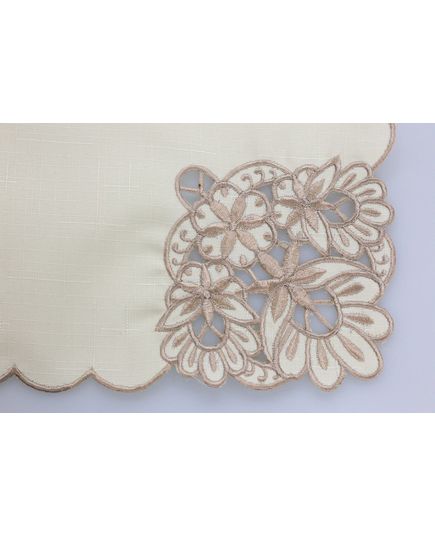 Набор салфеток 28х28 бежевый Elegant Lux 22431, изображение 5