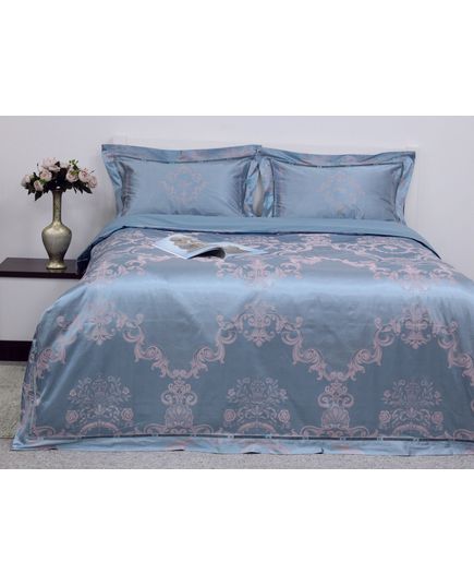 Комплект постельного белья голубой No Brand 18852, изображение 2