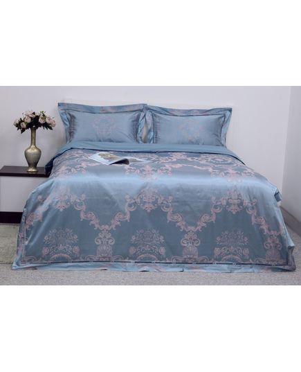 Комплект постельного белья голубой No Brand 18852, изображение 3