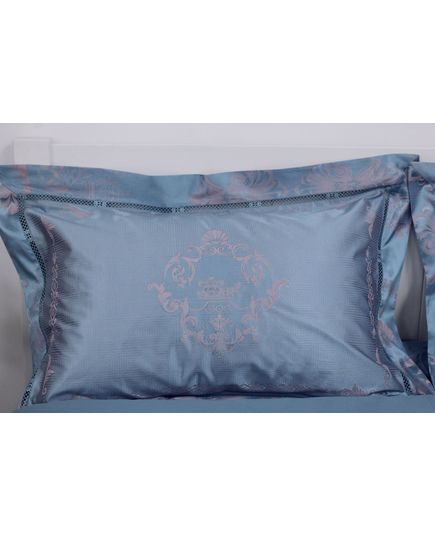 Комплект постельного белья голубой No Brand 18852, изображение 4